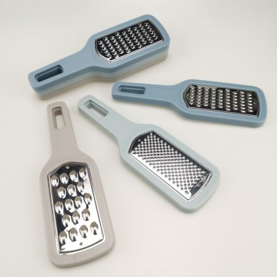 Muti Purpose Kitchen 3-Piece Stackable Flat Ginger Grater Set, Easy to Store